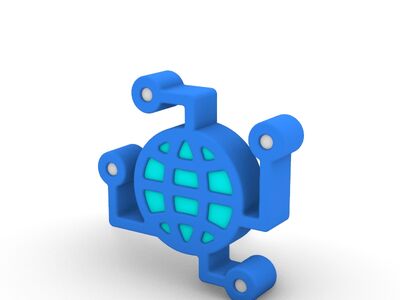ICON 3D Cartoon Series Technology Integration rv
