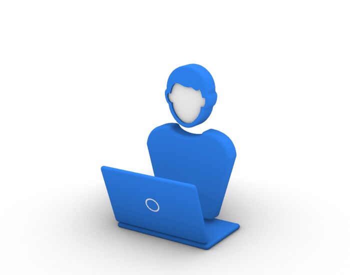3D Cartoon Series User Icon 3D Model