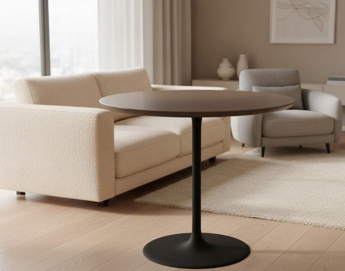 Oval Side Table 01 3D Model