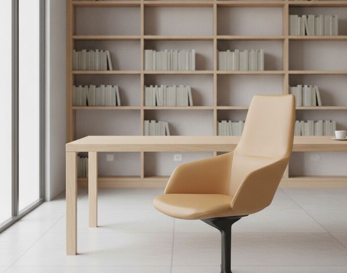 4-Star-Base Office Armchair 01 3D Model