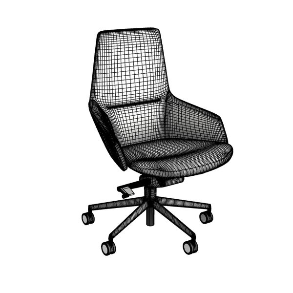 xArper Duna 02 Armchair Woodlegs 4223 - view 1189, Arper