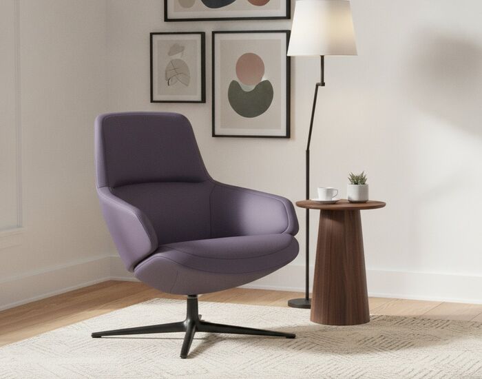 Low-Back Club Armchair 01 3D Model