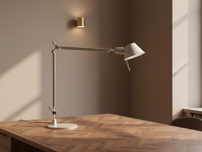 Artemide Tolomeo Table Lamp 3d Model Interior Lifestyle