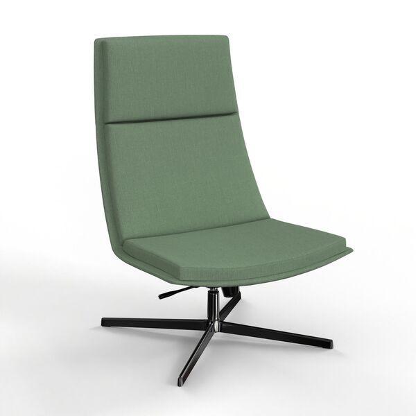 4-Star Soft Lounge Chair 01 3D model render view