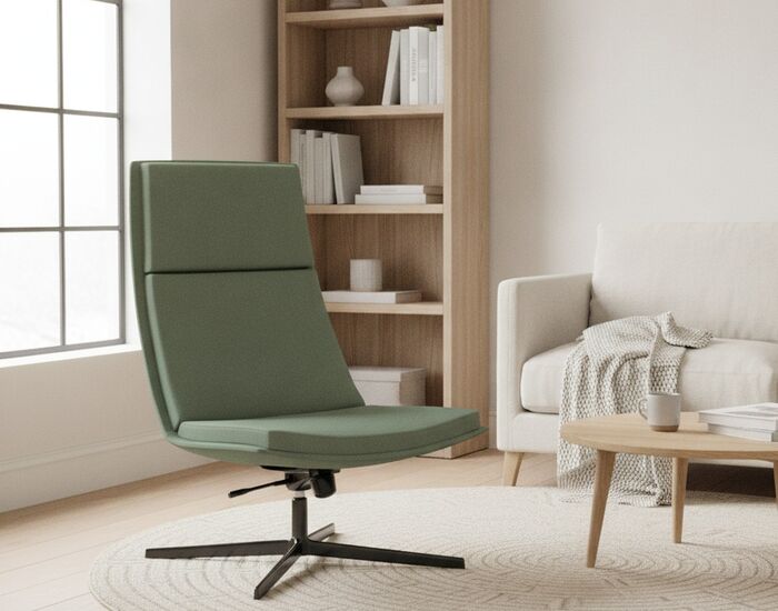 4-Star Soft Lounge Chair 01 3D Model