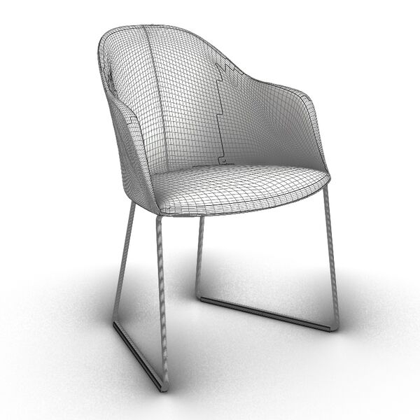 xArper Duna 02 Armchair Woodlegs 4223 - view 1225, Arper