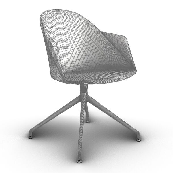 xArper Duna 02 Armchair Woodlegs 4223 - view 1229, Arper