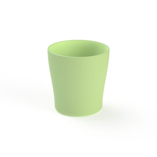 Ceramic Green Round Pot 06 3D Model