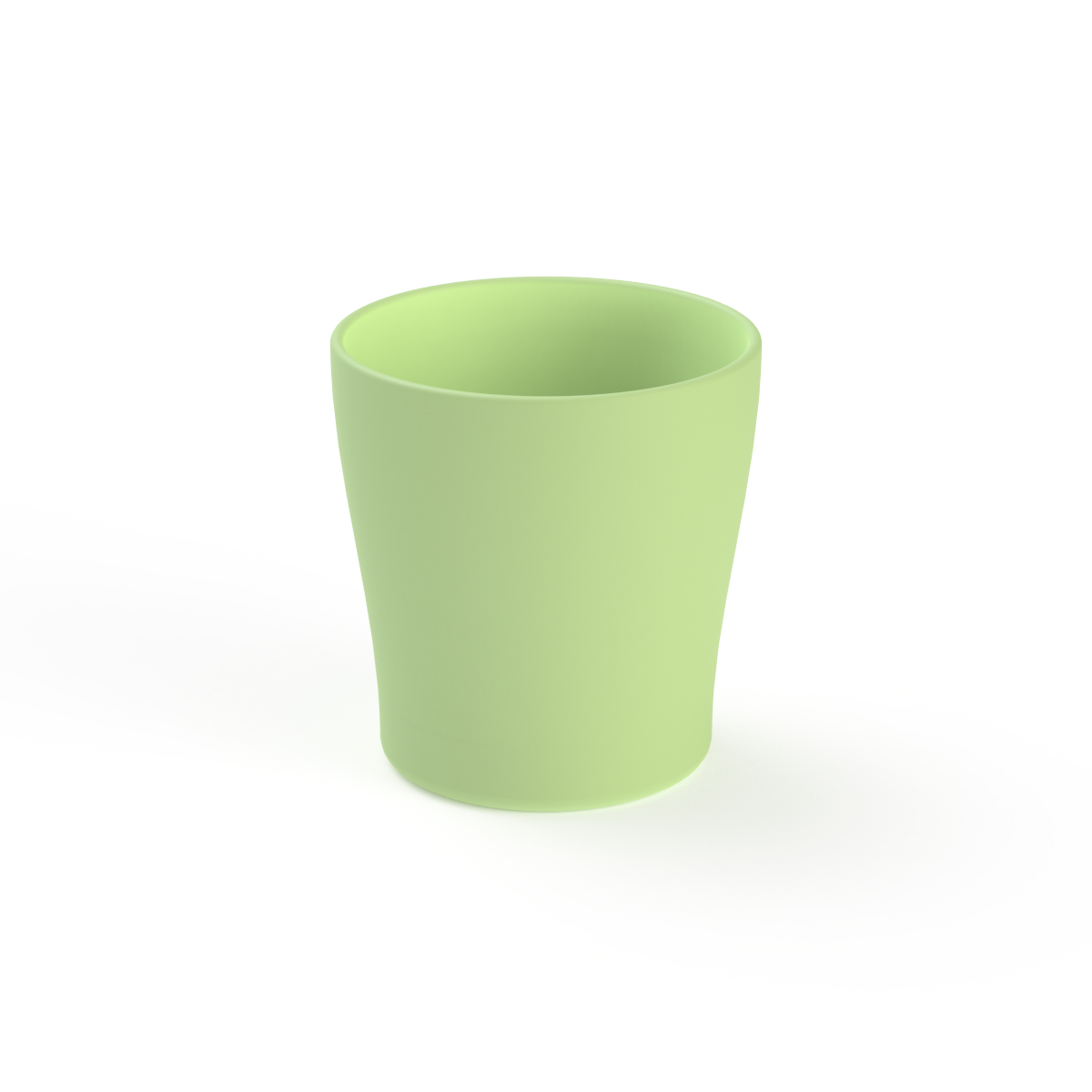 Ceramic Green Round Pot 06 3D Model