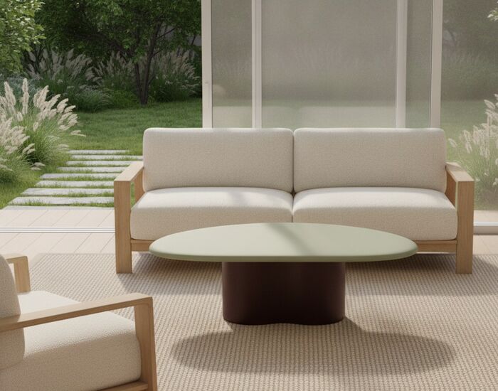 Pedestal Low Table 01 3D Model