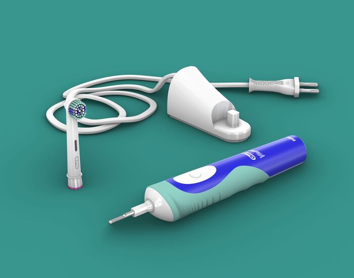 Braun Oral-B Electric Toothbrush 3D Model