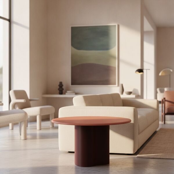 Pedestal Table 01 3D model in a shop interior scene