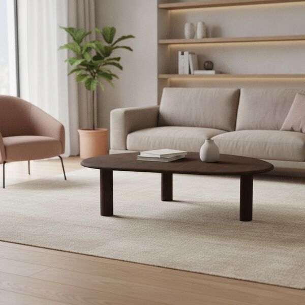 Low Table 01 3D model in a living room interior scene