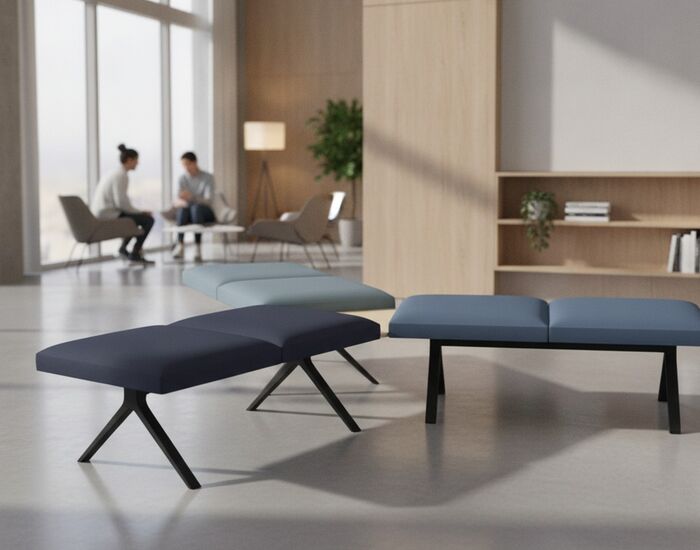 Modular Bench 01 Composition A 3D Model