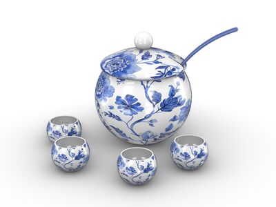 Soup Bowl Set 01 rv