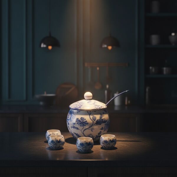 Bowl Set Soup 01 - interior view 2