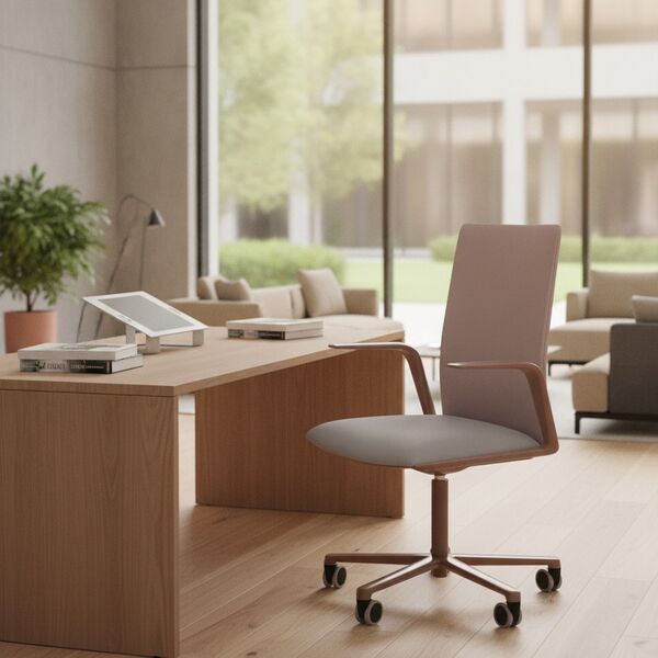 Medium-Back Office Task Chair 02 3D model in a college and university interior scene