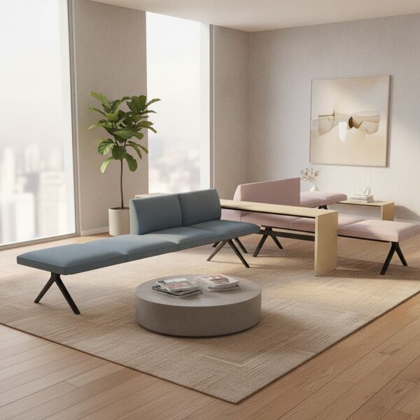 Modular Bench 01 Composition B 3D Model