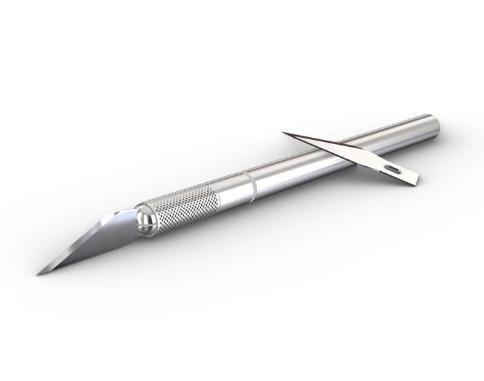Scalpel Cutter 01 3D Model