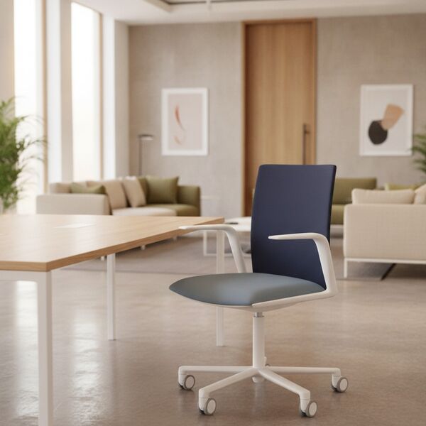 Low-Back Office Task Chair 02 3D model in a college and university interior scene
