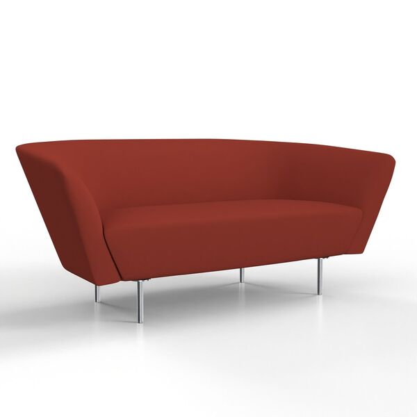 2-Seat Compact Sofa 01 3D model render view