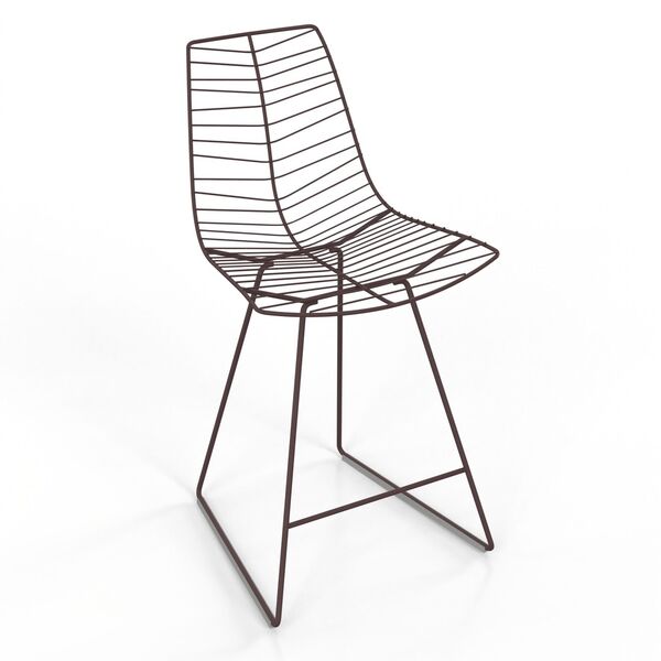 Wire Stool 01 3D model render view