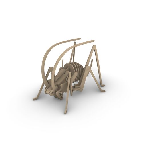 Plywood Toy Grasshopper 3D Model