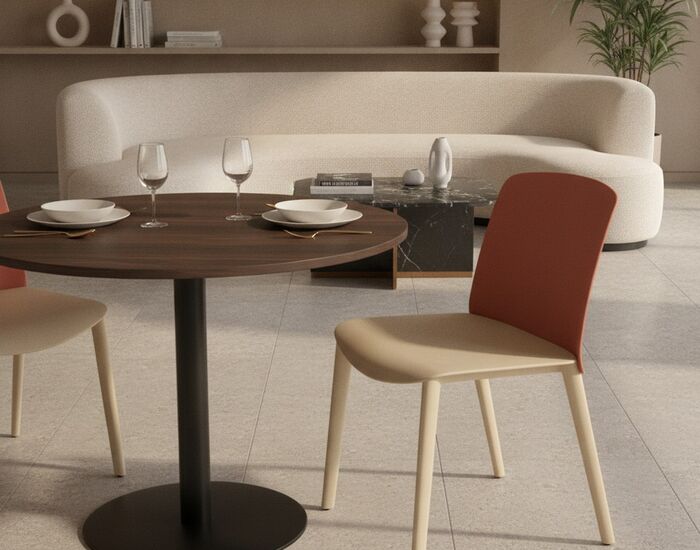 Wood-Leg Polypropylene Shell Chair 05 3D Model