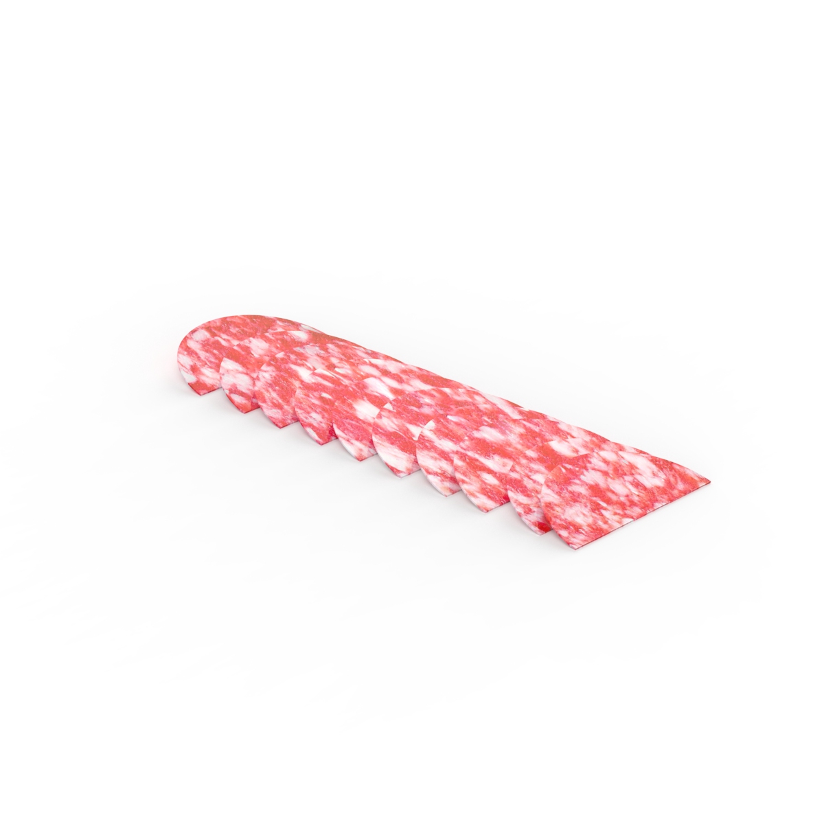 Slices Salami 01 3D Model