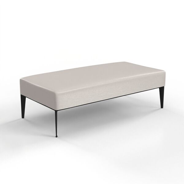 2-Seat Upholstered Bench 01 3D model render view