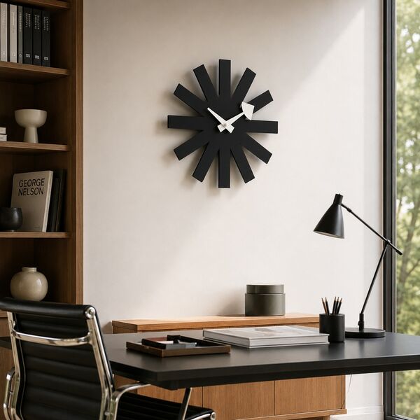 Vitra Asterisk Wall Clock 3D model — styled interior scene