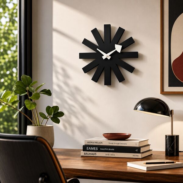 Vitra Asterisk Wall Clock 3D model — styled interior scene