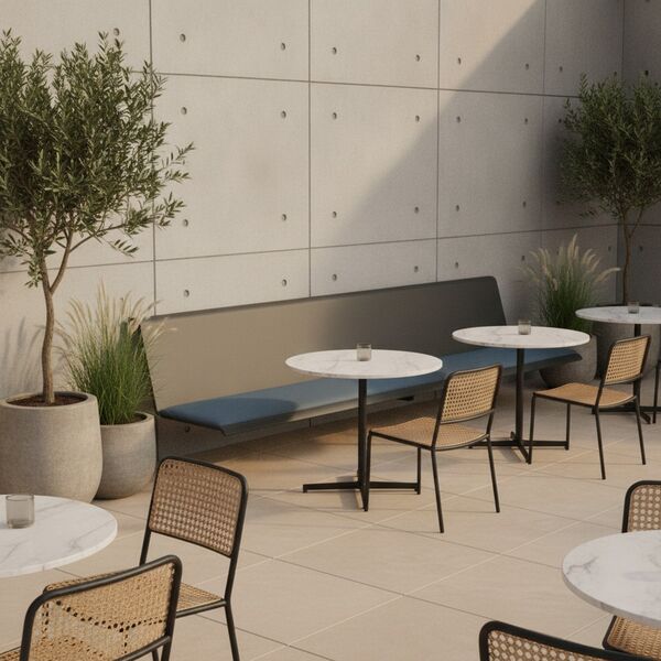 Wall-Mounted Bench 02 3D Model