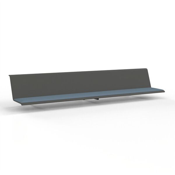 Wall-Mounted Bench 02 3D model render view