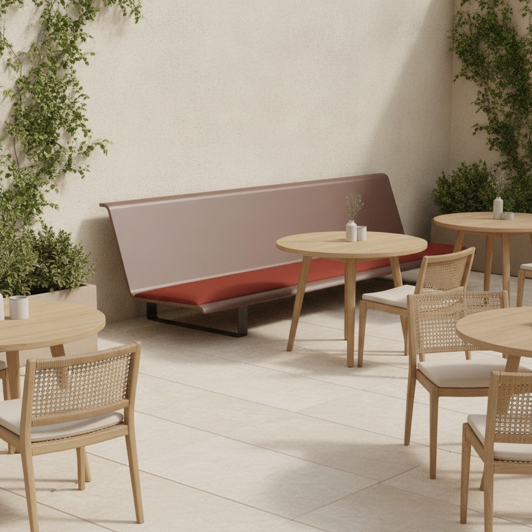 Wall-Mounted Bench 01 3D Model