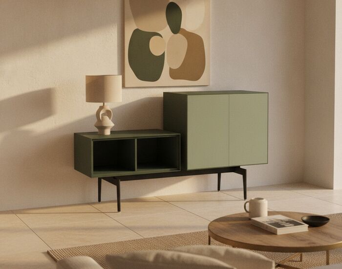 Modular Sideboard 01 Composition 2 3D Model