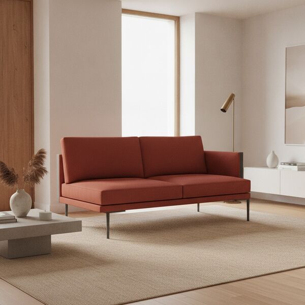 2-Seat Modular Sofa 01 3D Model