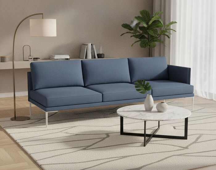 3-Seat Modular Sofa 01 3D Model