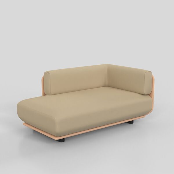 Upholstered Daybed 01 3D model render view