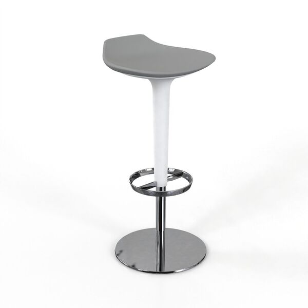 Backrest Freestanding Stool 01 3D model render view