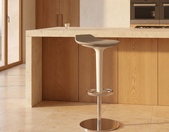 Backrest Freestanding Stool 01 3D Model