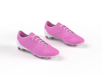 Football Pink Shoes 01 3D Model