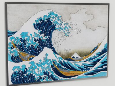 05 40x30 Painting 3D Model