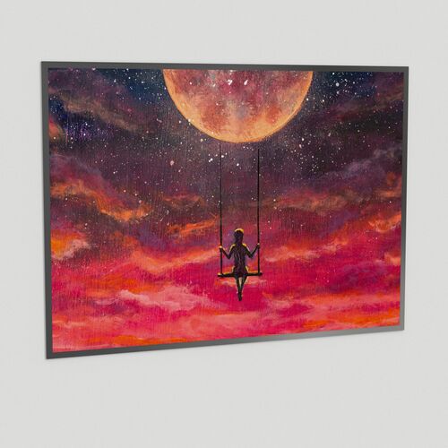 06 100x70 Painting 3D Model