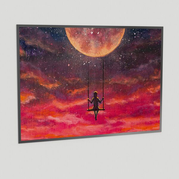 06 100x70 Painting 3D Model