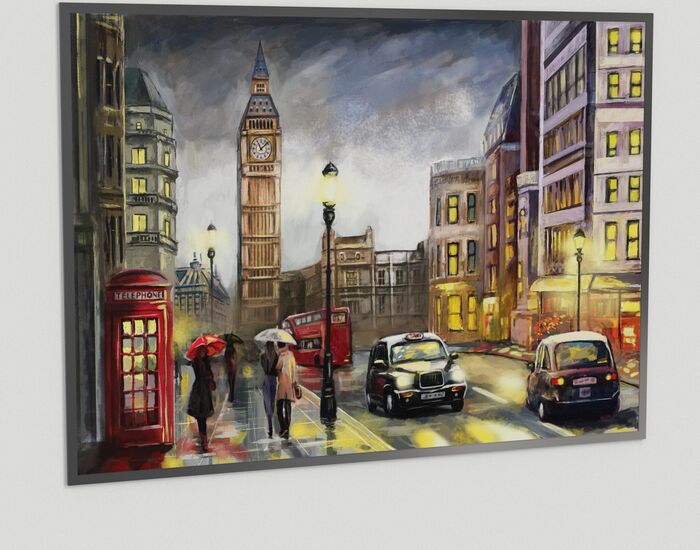 13 70x50 Painting 3D Model