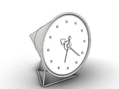 Vitra Desk Clocks Cone Clock sv