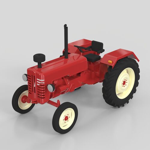 Tractor Toy 3D Model