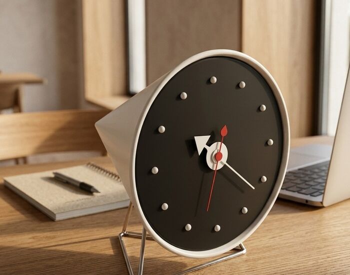 Cone Desk Clock 3D Model