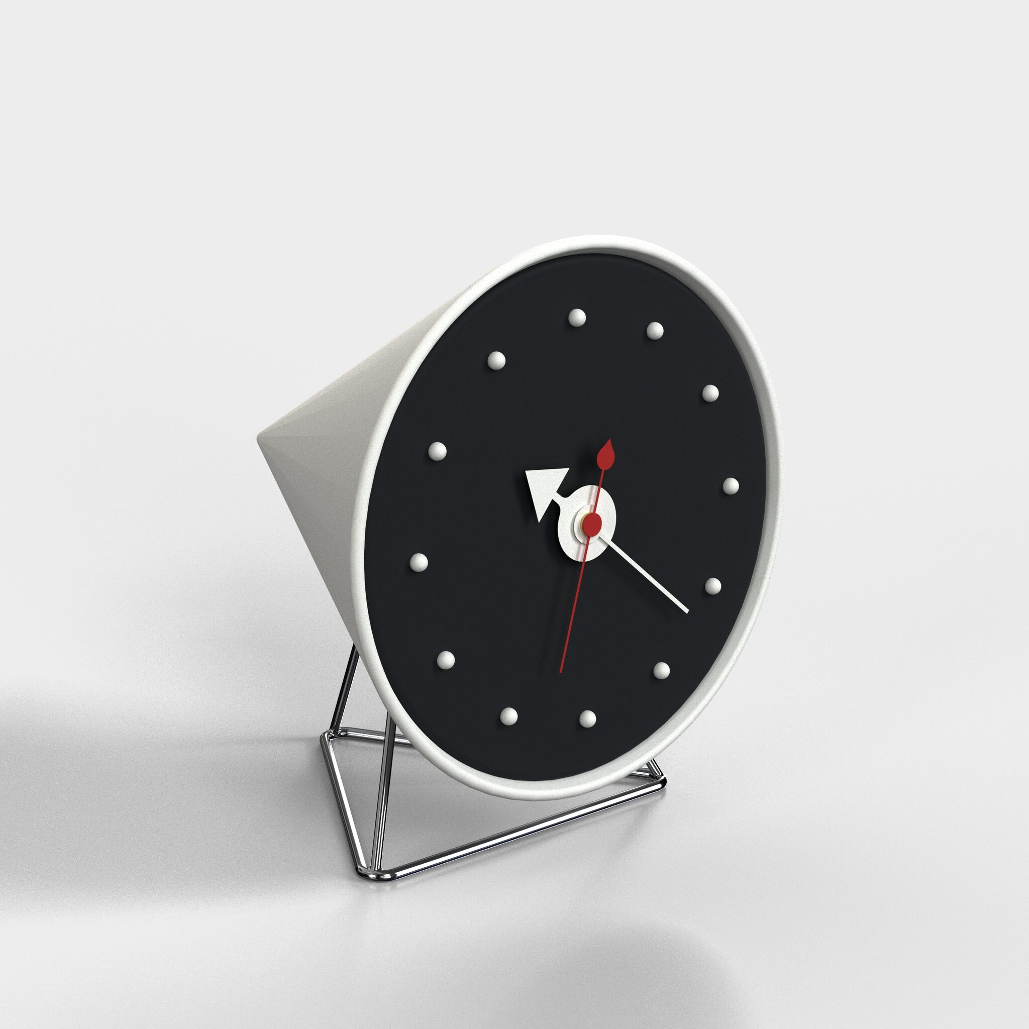 Cone Desk Clock 3D Model